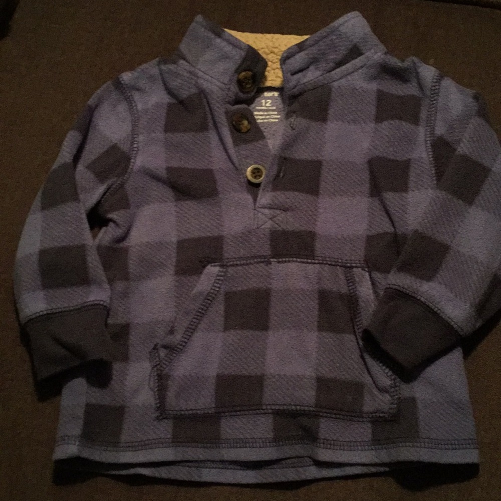 👶🏼 Checkered Blue/Navy Sweater ❄️